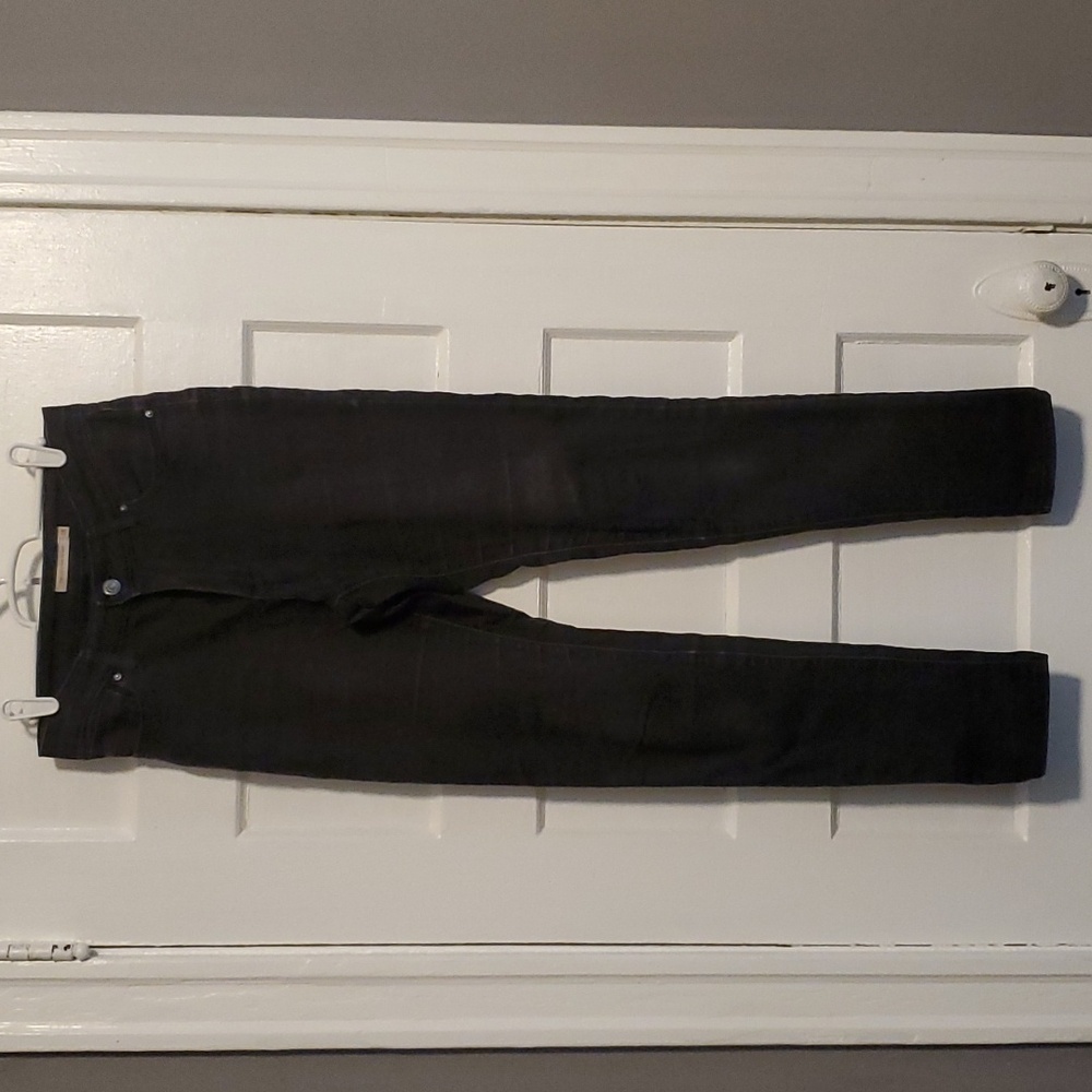 Levi Strauss 721 High Rise Skinny Black Jeans